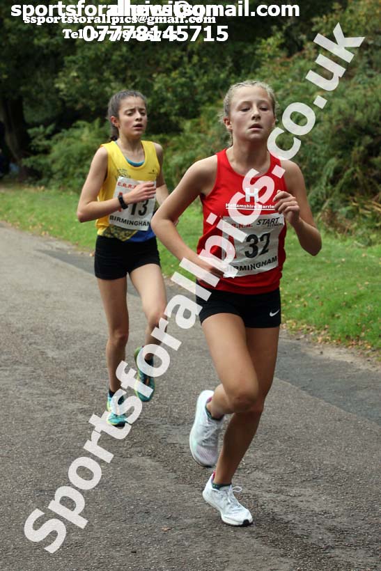 Girls under-15s 3 stage road relay, 2017 ERRA 6 and 4 Stage and Junior Relays. Photo:  David T. Hewitson/Sports for All Pics